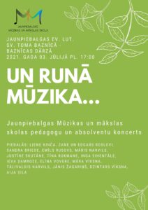 Read more about the article Koncerts “Un runā mūzika…”